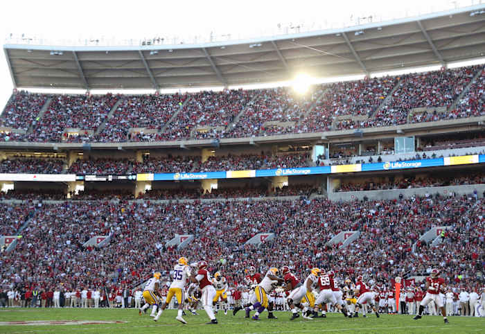 College football attendance fans